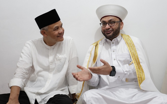 Bertemu Ganjar, Cicit Syech Abdul Qadir Al Jailani Akui Kagum pada Ideologi Pancasila