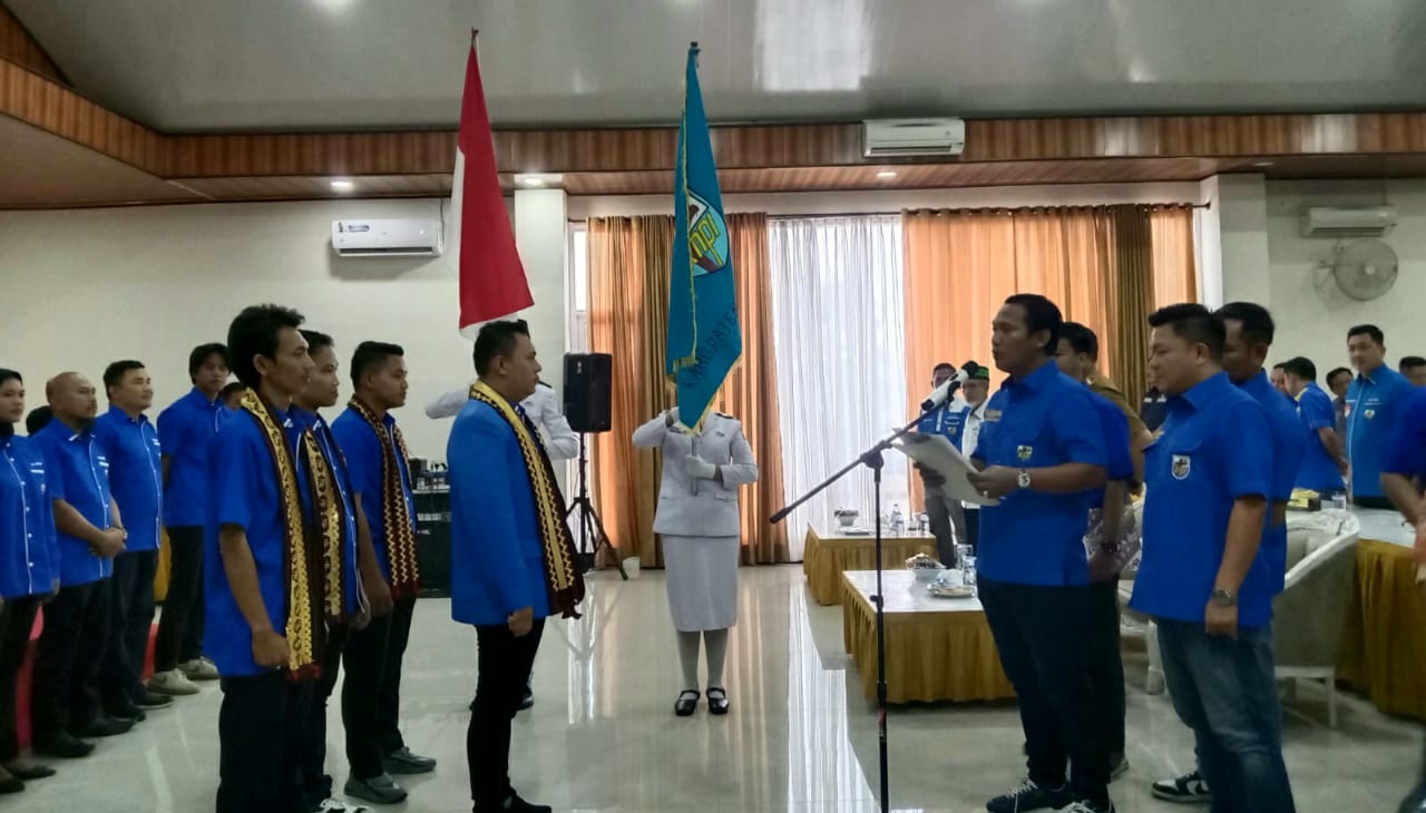 Bupati Dendi Ramadhona Sampaikan Pesan ke KNPI Pesawaran