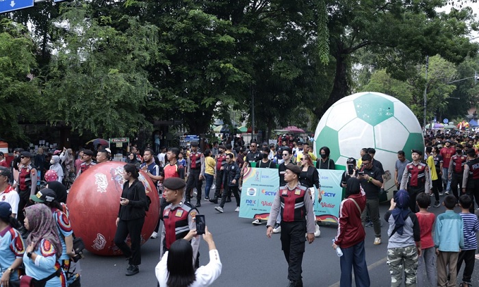 Warga Solo Sambut Meriah Trophy Tour Experience Piala Dunia U-17