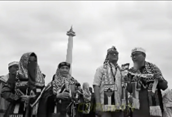 Peserta Aksi Bela Palestina Asal Lampung Minta MUI Fatwa Boikot Produk Teroris Israel