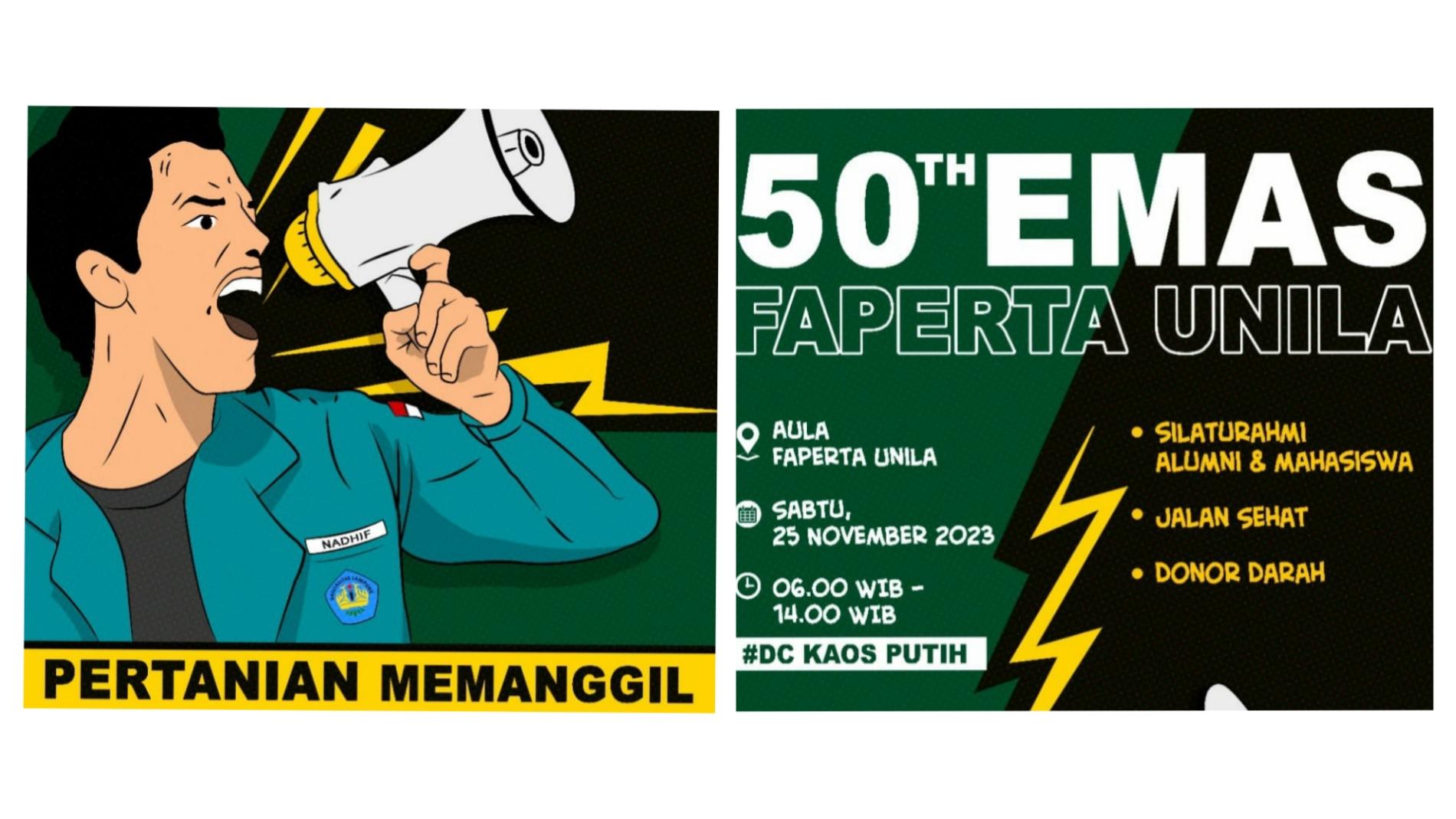 Faperta Unila Rayakan HUT Tahun Emasnya Bersama Para Alumni