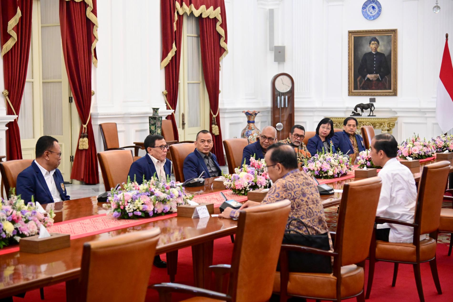 Pertemuan Presiden Jokowi dengan PWI Pusat