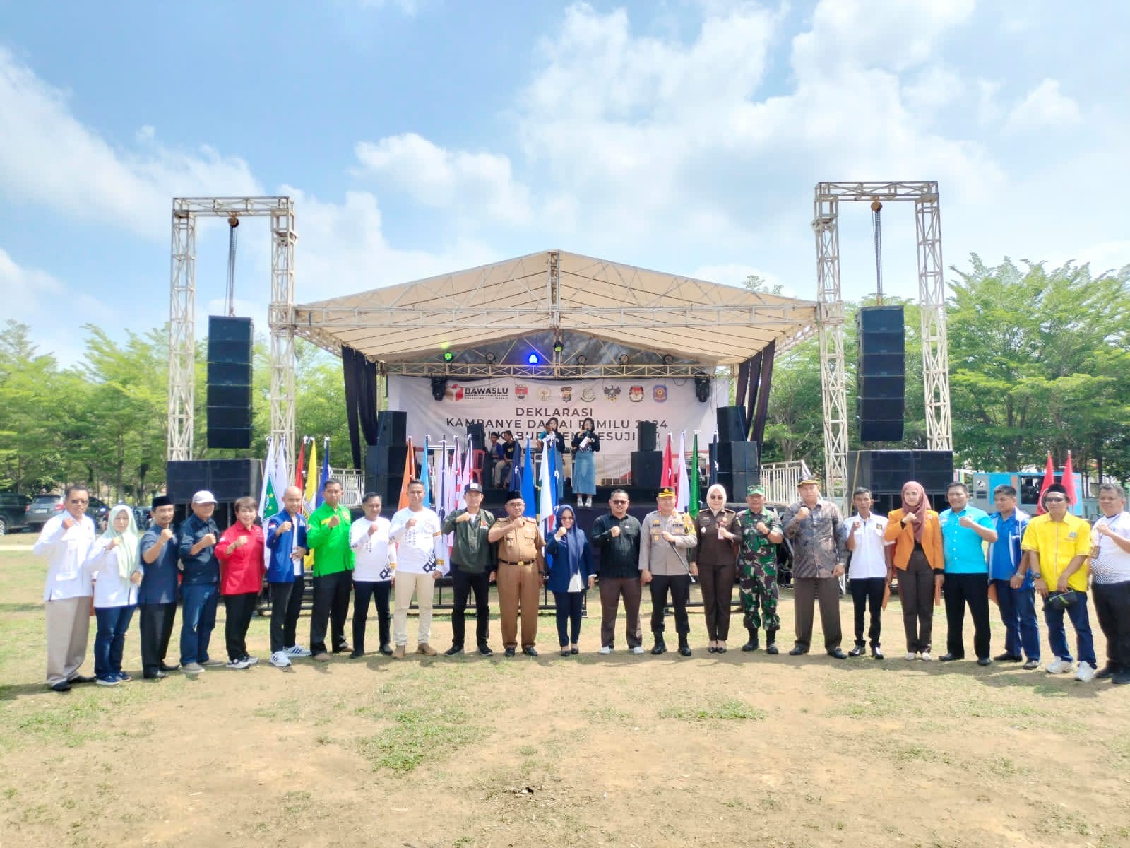 Bawaslu Mesuji Gelar Deklarasi Pemilu 2024 Ciptakan Kondisi Damai