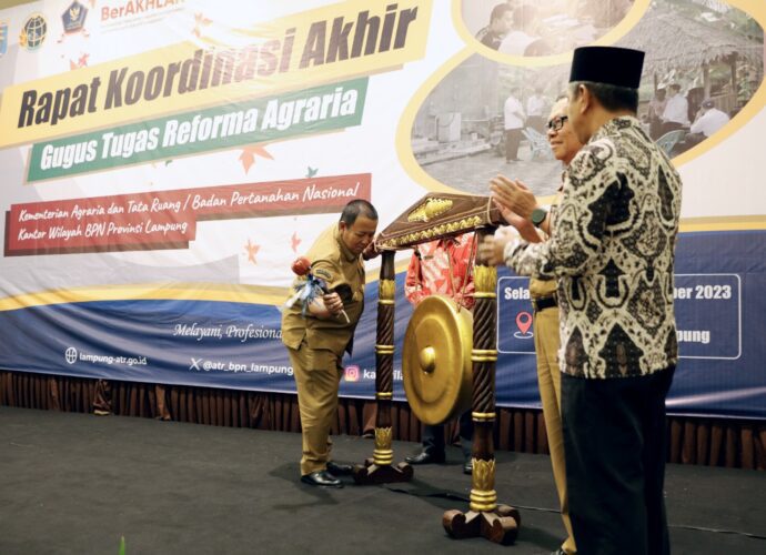 Gubernur Arinal Buka Rakor Akhir GTRA 2023