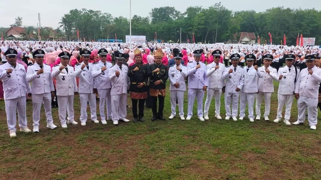 Pemkab Mesuji Menggelar Upacara HUT ke-15 Mesuji