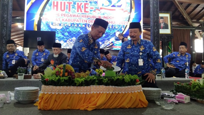 HUT ke-52 Korpri Kabupaten Demak Berlangsung Sederhana Tapi Penuh Makna