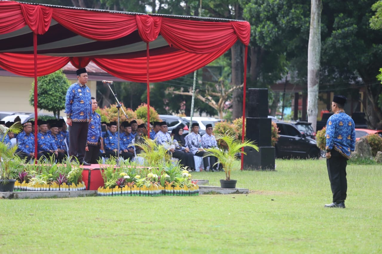 Pemkab Lambar Gelar Upacara Peringatan HUT Korpri ke-52 Tahun 2023