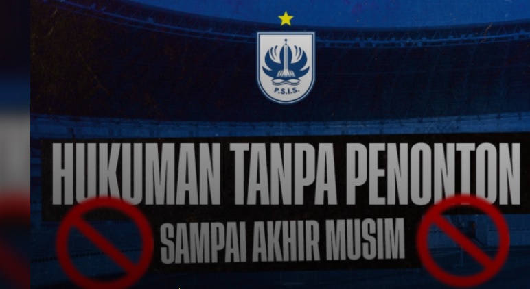 PSIS Dihukum Laga Tanpa Penonton Hingga Akhir Musim, Yoyok: Banding karena Tak Adil