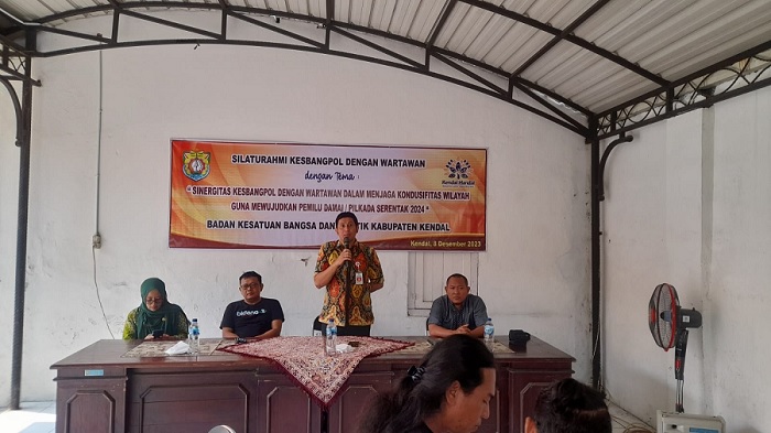 Kesbangpol Ajak Awak Media di Kendal Bersinergi Ciptakan Pemilu Damai