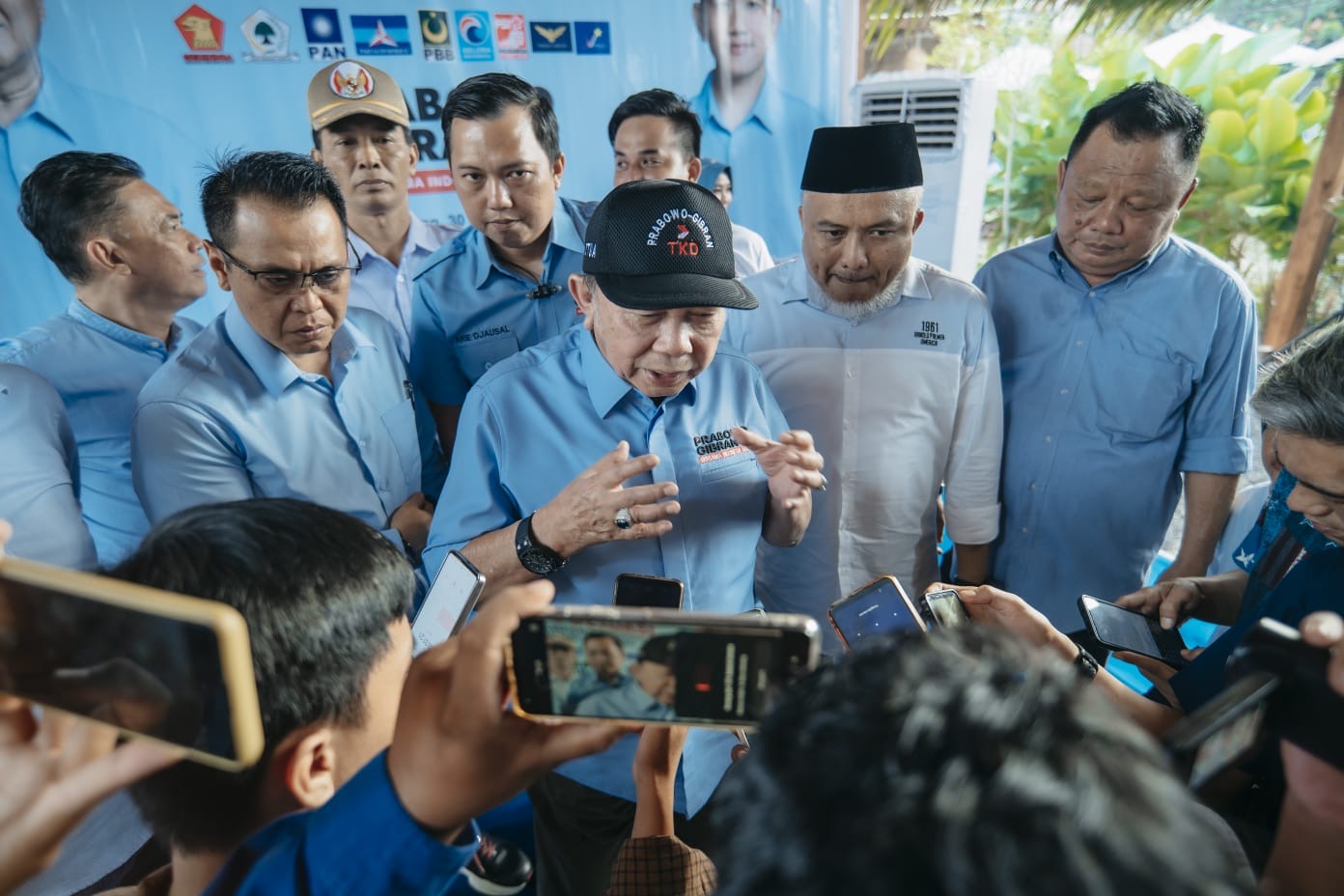 TKD Prabowo-Gibran Lampung Kedatangan Duta Besar Palestina