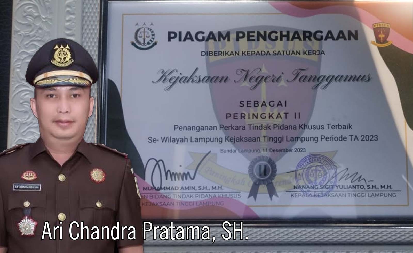 Rakerda Kejati Lampung, Kajati Beri Penghargaan ke Kejari Tanggamus