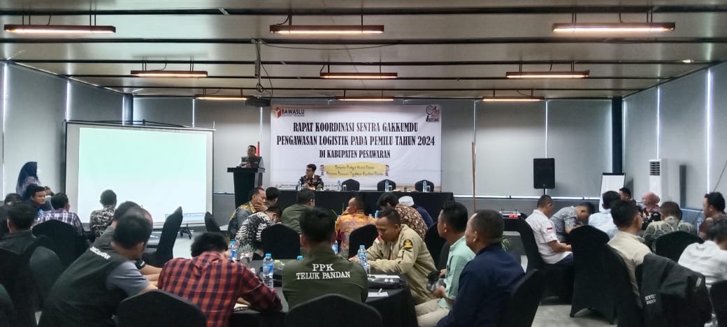 Bawaslu Pesawaran Rakor Sentra Gakkumdu hingga Kecamatan