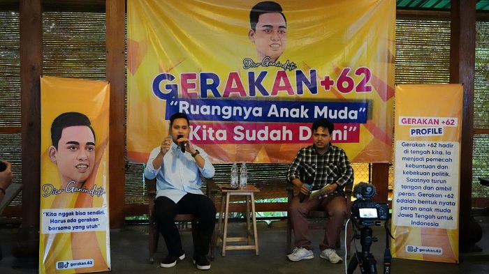 Dico Jadi Inisiator Gerakan +62 Ruangnya Anak Muda