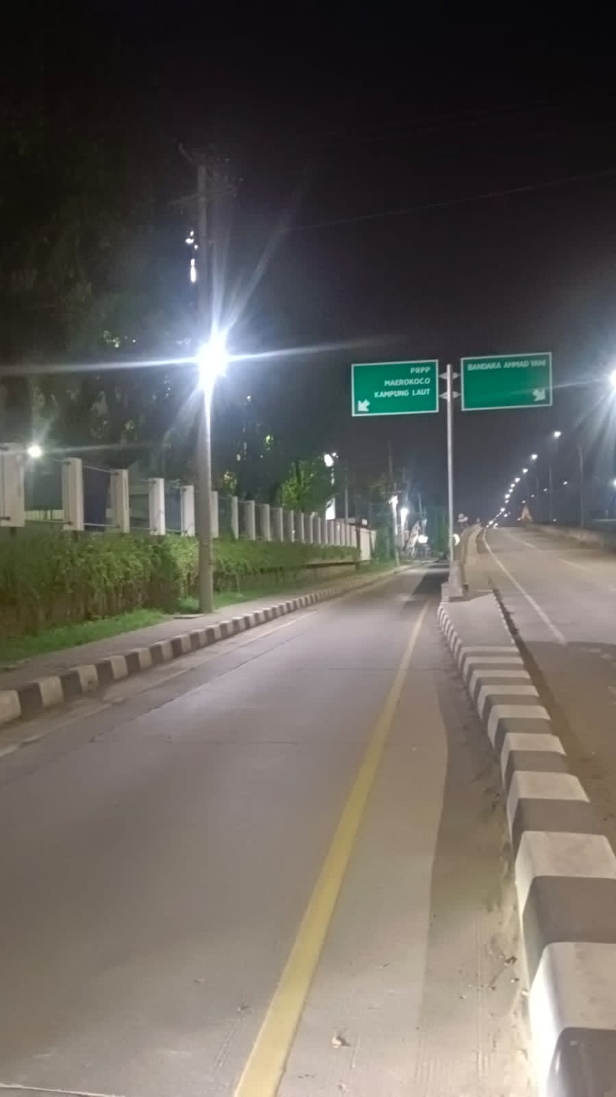 Berkolaborasi, Pemkot Semarang Benahi Penerangan Jalan Menuju Bandara 