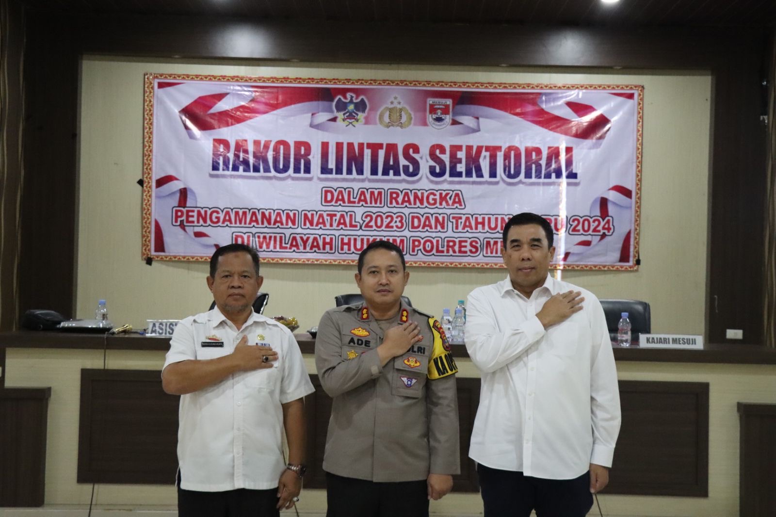 Kapolres Mesuji Pimpin Rakor Lintas Sektoral Jelang Natura 2024