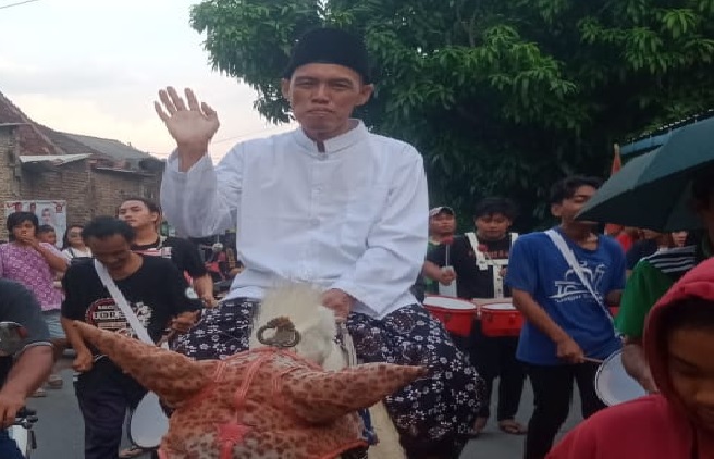 Uniknya Pemilu Tingkat RW di Tembalang, Pemenang Diarak dengan Menunggang Kuda
