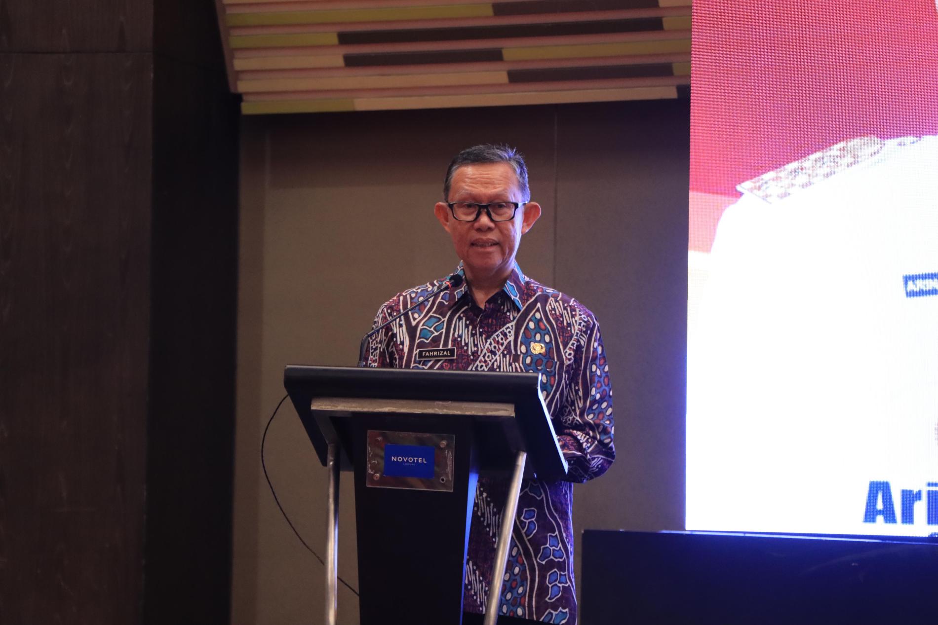 Sekdaprov Fahrizal Buka Rakorwasda Provinsi Lampung Tahun 2023