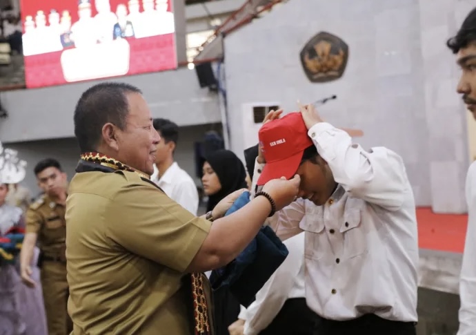 Penyerahan 5.191 Mahasiswa KKN Unila Periode I Tahun 2024, Gubernur Ajak Berkarya dan Berperan Nyata