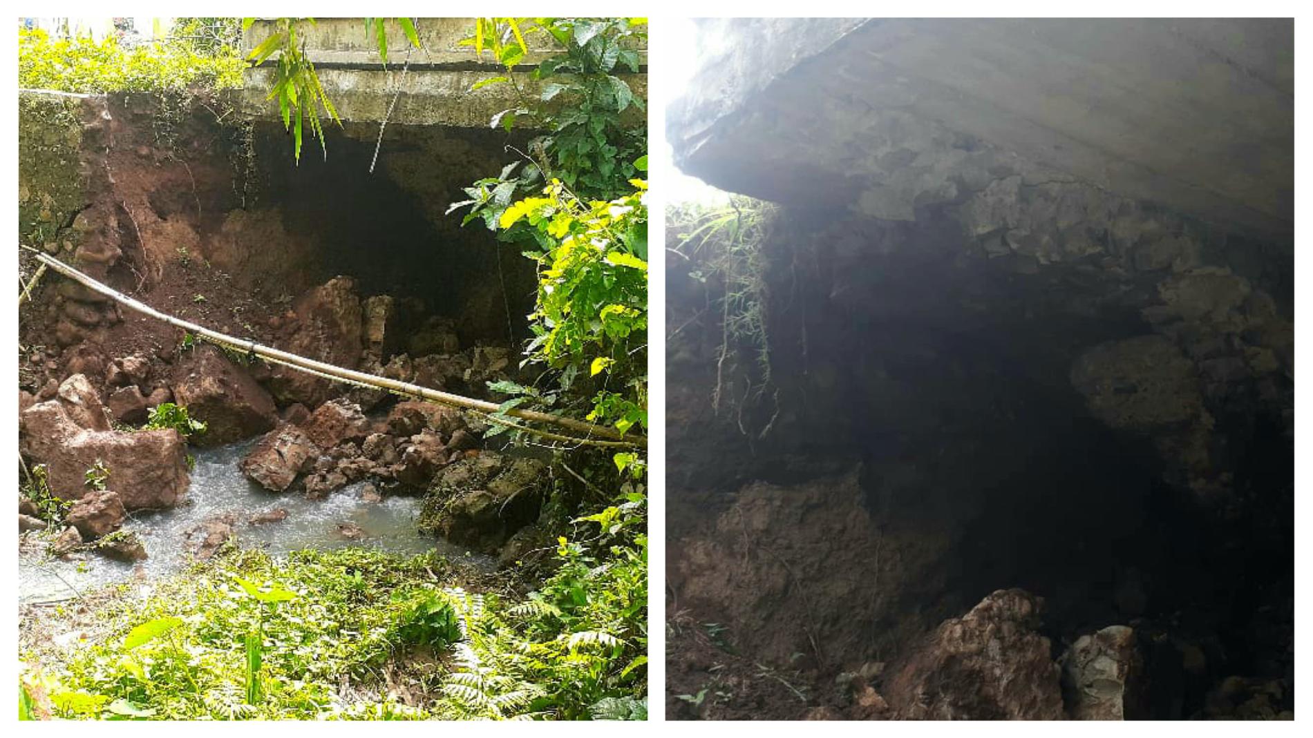 Akibat Hujan Deras, Jembatan Penghubung 3 Desa Nyaris Ambrol di Kedondong