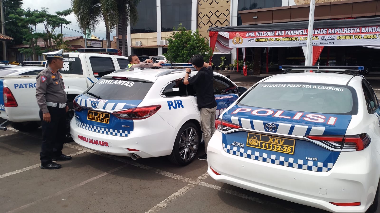 Sehari Sertijab, Kapolres Balam Langsung Redam Lampu Rotator Perintah Kapolri