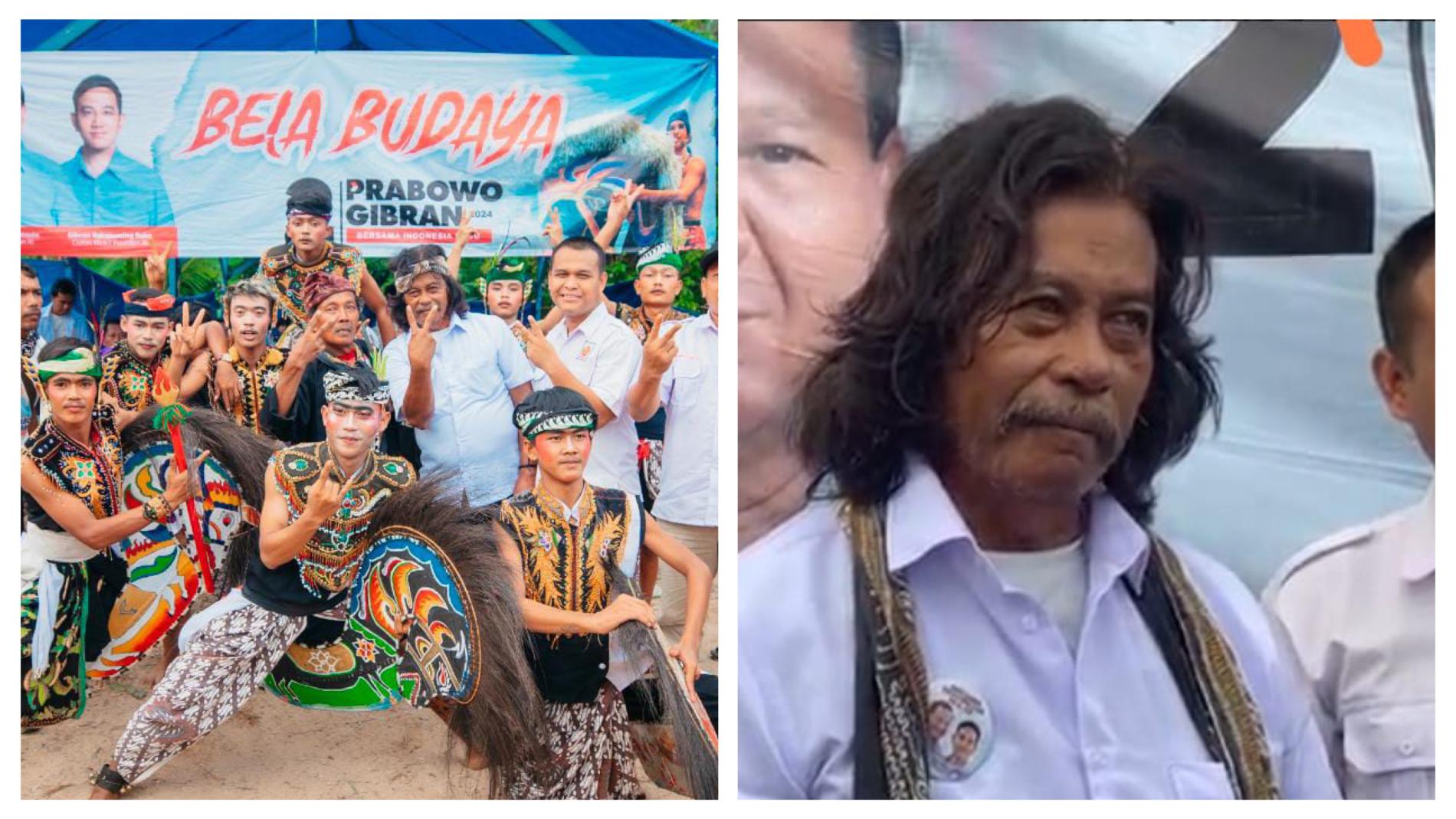 TKD Lamtim Kenalkan Prabowo-Gibran Lewat Kuda Lumping