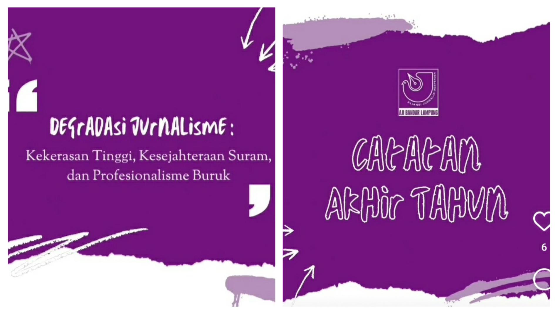 AJI Balam Diskusikan Turun Drastisnya Kemerdekaan Pers di Lampung