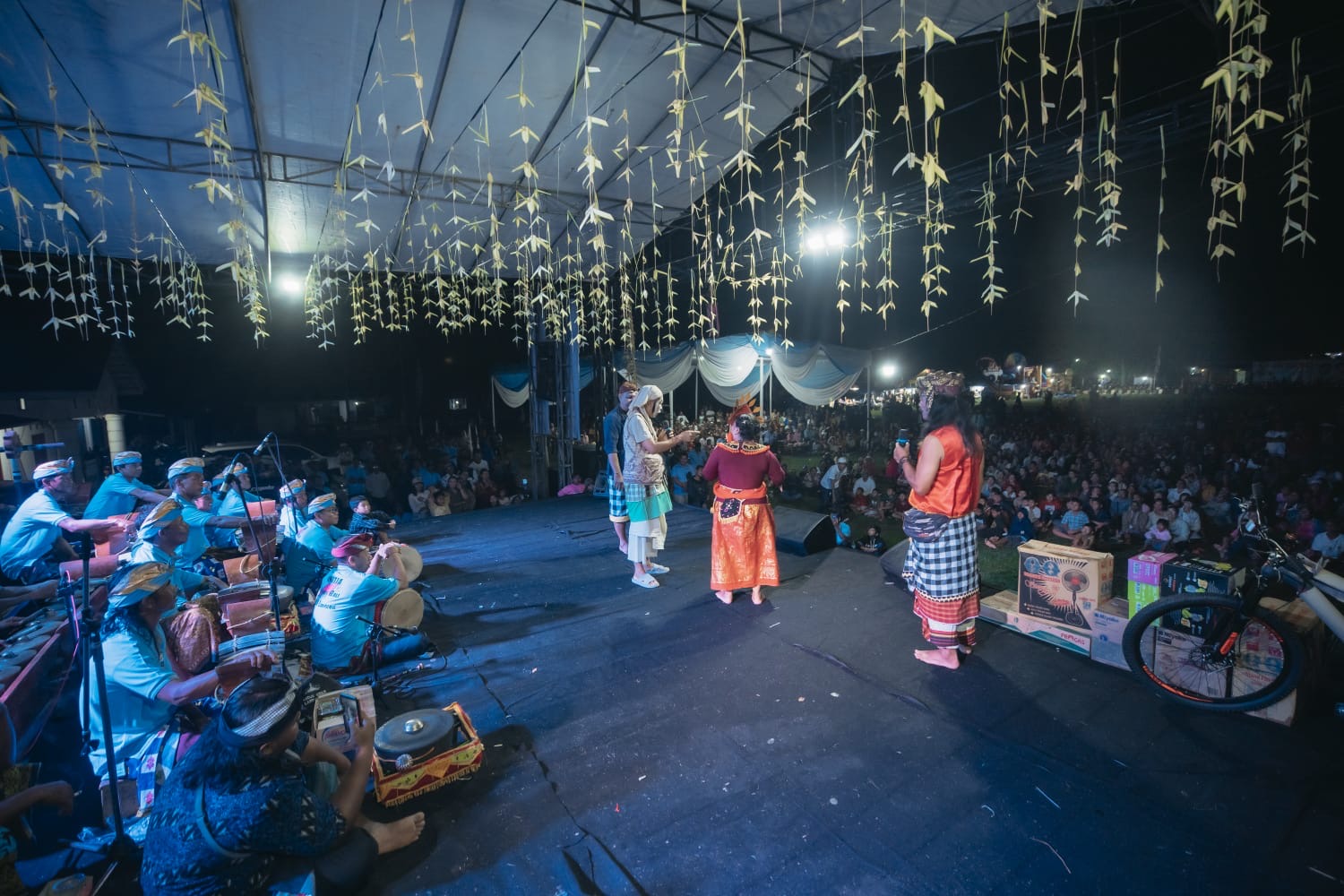 TKD Prabowo-Gibran Lampung Hadirkan Seniman Bondres Bali