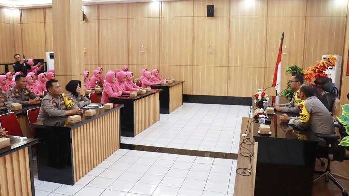 Polres Purbalingga Sosialisasi Larangan Knalpot Brong kepada Bhayangkari