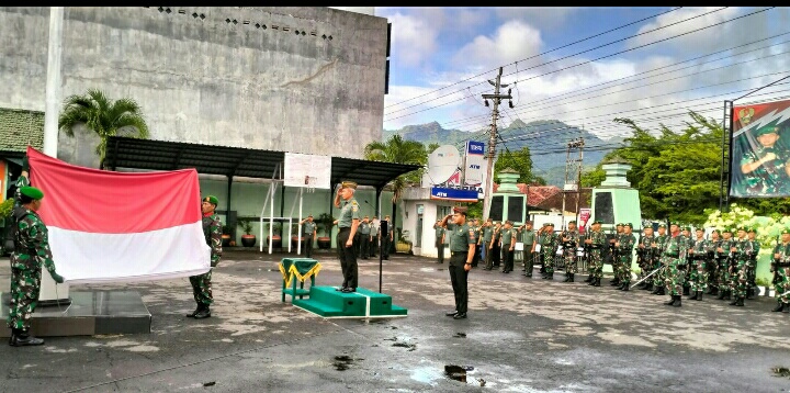 Ini Alasan Jajaran Kodim 0728 Wonogiri Gelar Upacara Bendera Tiap Hari Senin
