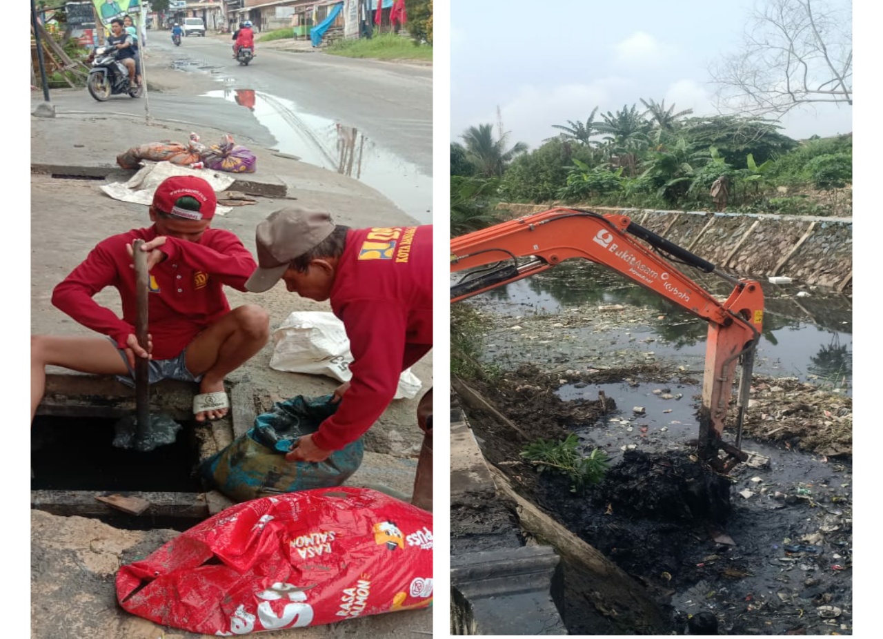 Musim Hujan, Pemkot Balam Perbaiki Drainase dan Angkat Sedimen