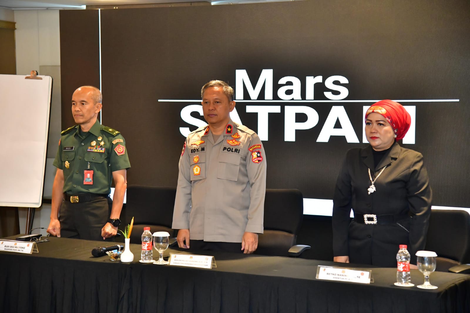 TNI-POLRI, Satpam,