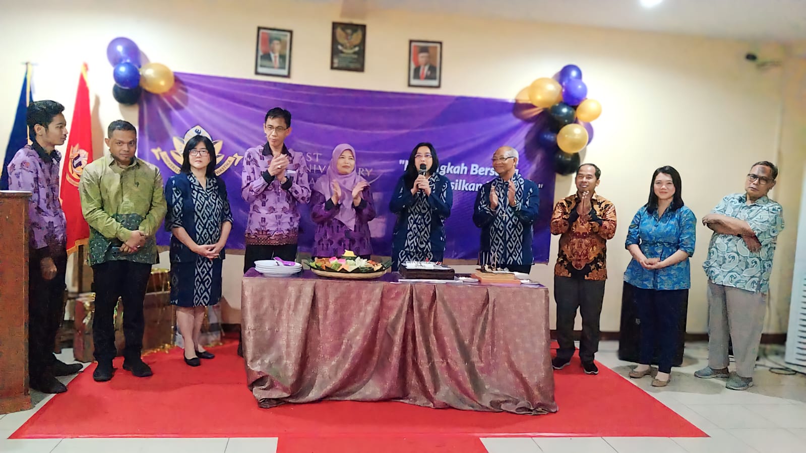 Universitas Utpadaka Swastika (UTPAS) Peringati Anniversary ke 1, Tahun, dengan Tagline Melangkah Bersama Menghasilkan Kebaikan