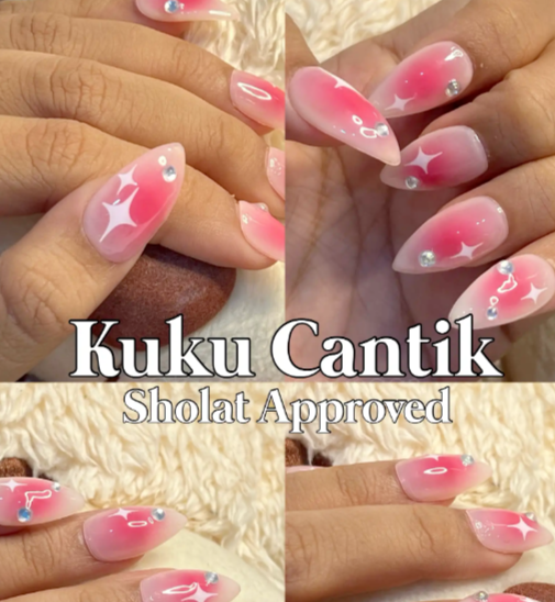 Ingin Nail Art tapi Takut Tidak Bisa Sholat? Press On Nails Solusinya
