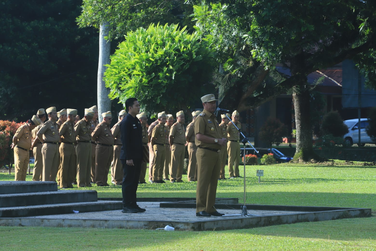 Pimpin Apel Mingguan, Pj. Bupati Lambar Kembali Ingatkan Netralitas ASN.