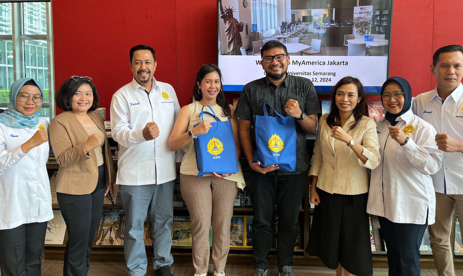 Kedubes Amerika Serikat Apresiasi Kolaborasi USM Tingkatkan Reputasi Internasional