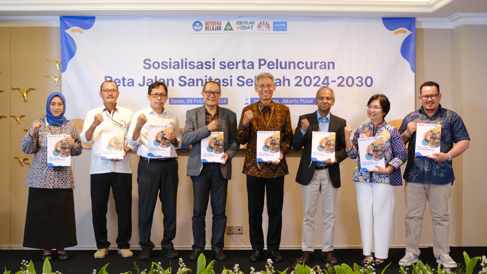 Dukung Gerakan Sekolah Sehat, Kemendikbudristek Luncurkan Roadmap Sanitasi Sekolah 2024-2030