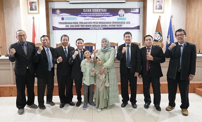 Usman Ependi Raih Gelar Doktor Sistem Informasi Undip dengan Predikat Cumlaude