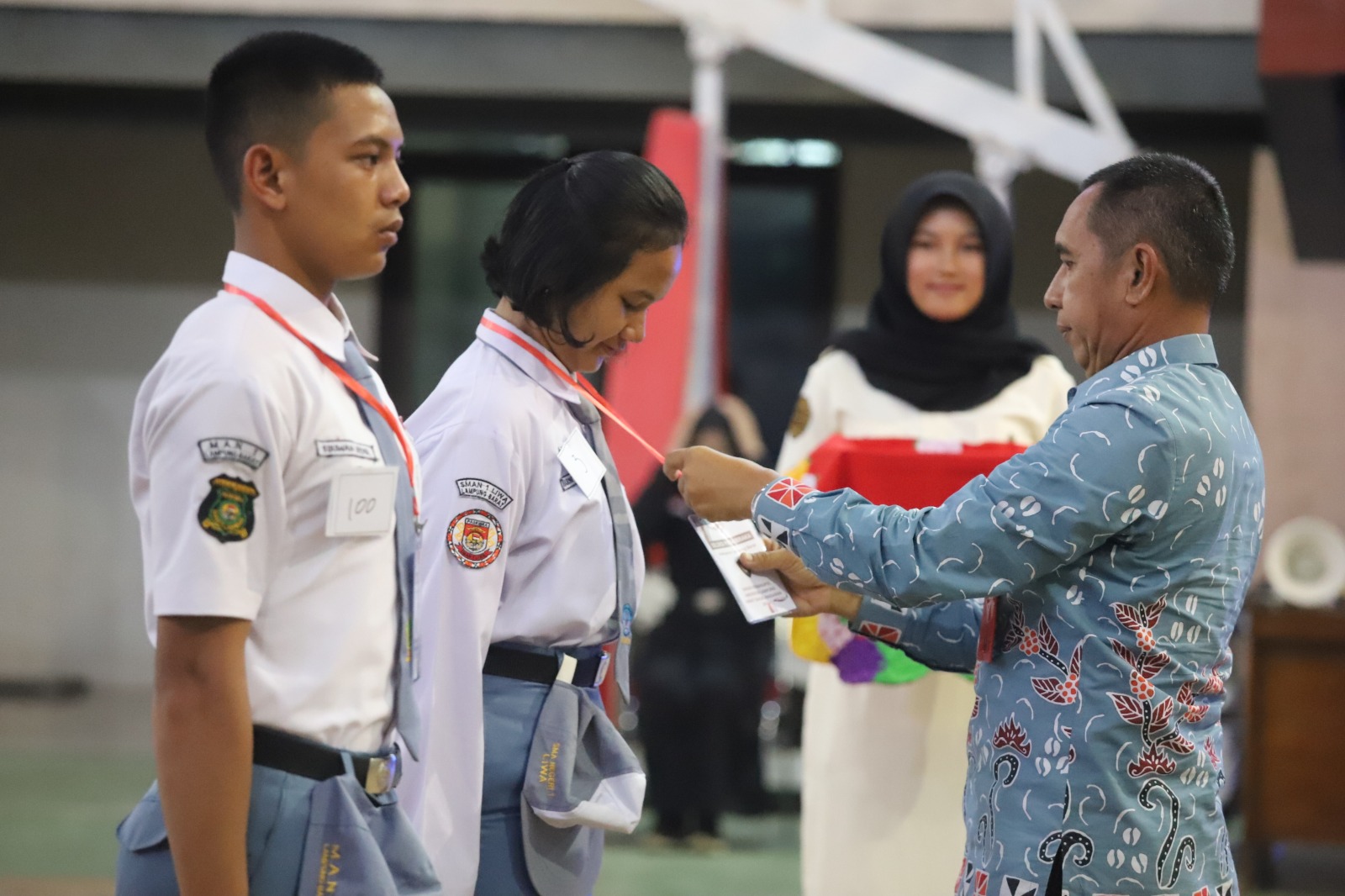 Pj Bupati Lambar Pimpin Upacara Pembukaan Seleksi Paskibraka Tingkat Kabupaten dan Provinsi.