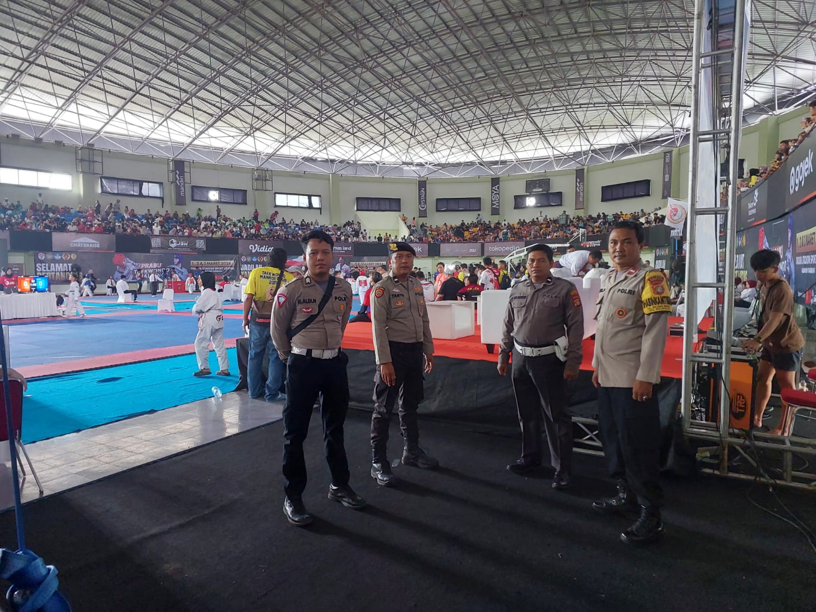 Kejuaraan Prabu Taekwondo Challenge 7 Berjalan Sukses dan Lancar Dikawal Polsek Kelapa Dua, Kapolsek: Ini Inspirasi Keberhasilan Dimasa Mendatang