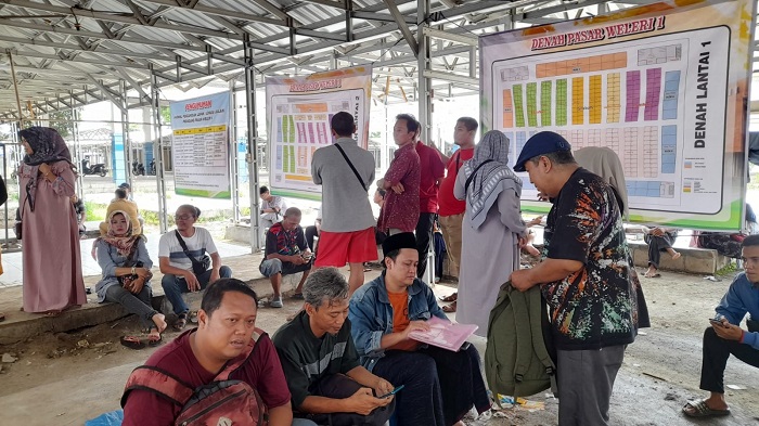 Pembagian Lapak Pasar Weleri Mulai Dilakukan