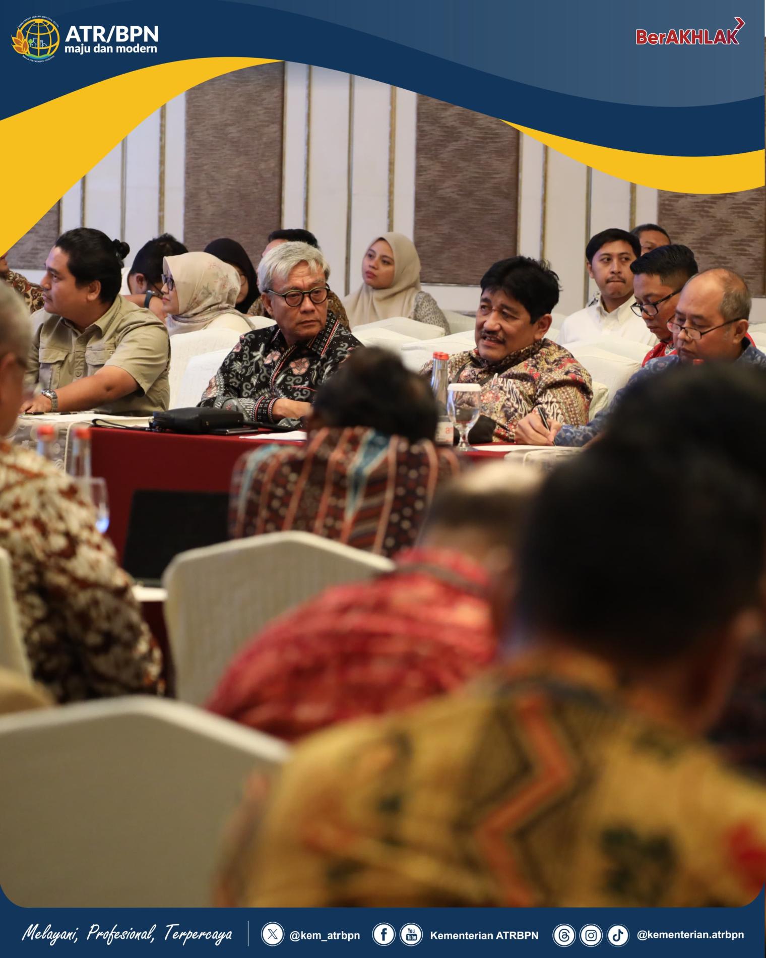 Rakernas Kementerian ATR/BPN Diskusikan 4 Isu Strategis Pertanahan dan Tata Ruang 