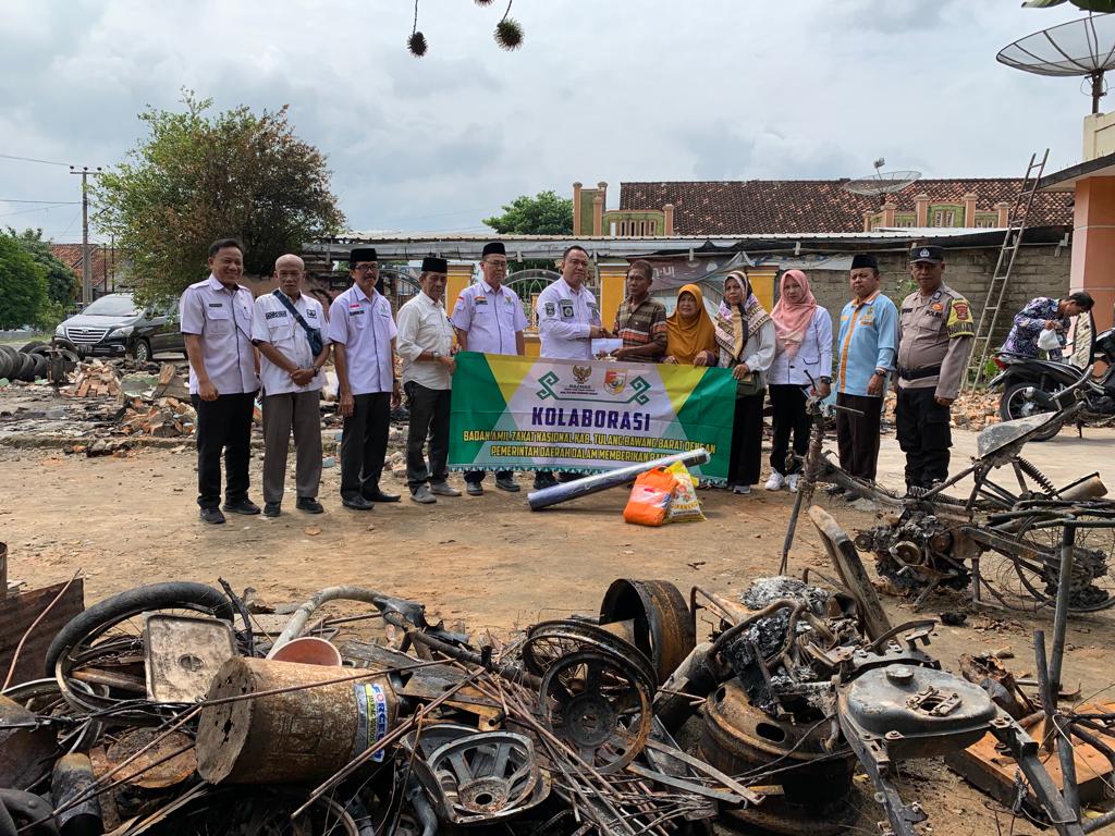 Baznas Berikan Bantuan Kepada Korban Kebakaran