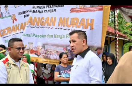 Bantu Rakyat Hadapi Tekanan Inflasi, Bupati Dendi Gelar Pangan Murah