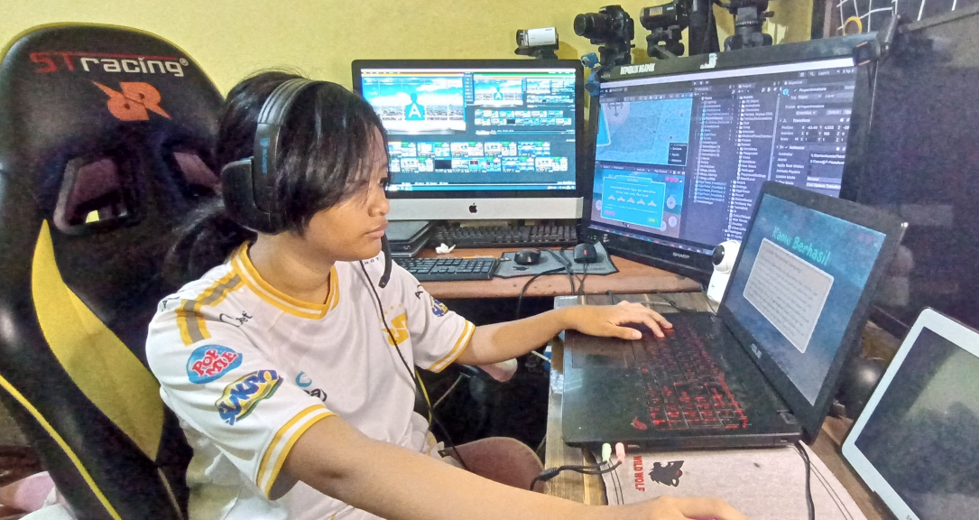 Bocah Kelas 6 SD di Bandarlampung Buat 2 Game Edukasi via Play Store