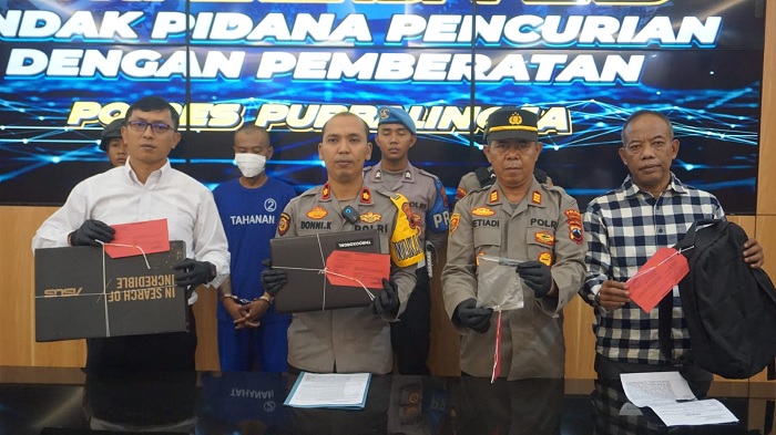 Gasak Dua Laptop di Kantor Koperasi, Pengamen di Purbalingga Diciduk Polisi