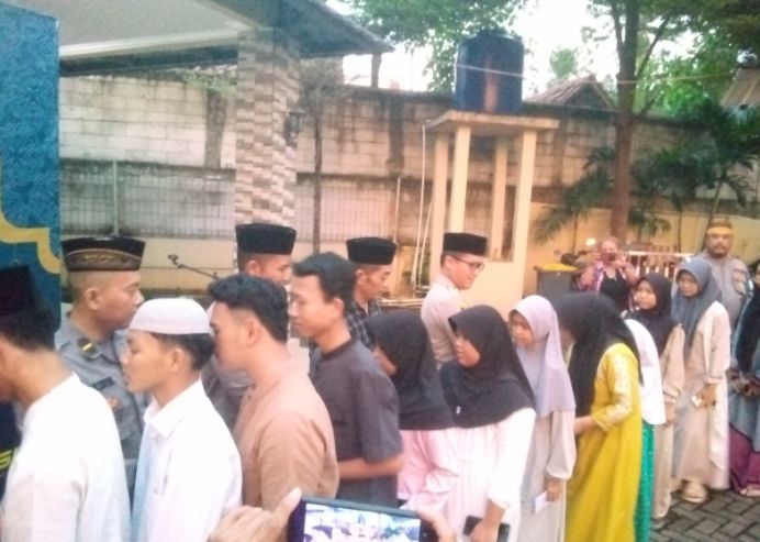 Wujud Syukur Kepada Allah SWT, Polsek Pagedangan Gelar Buka Bersama Sekaligus Santunan Anak Yatim