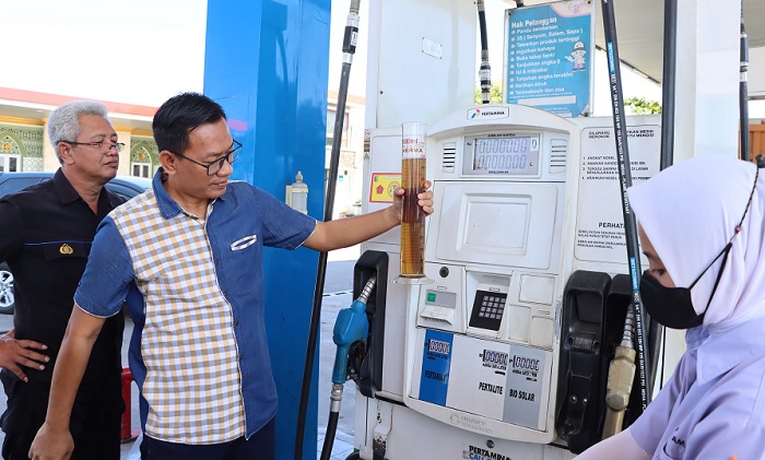 Cegah Kecurangan Penjualan, Satreskrim Polres Demak Sidak SPBU