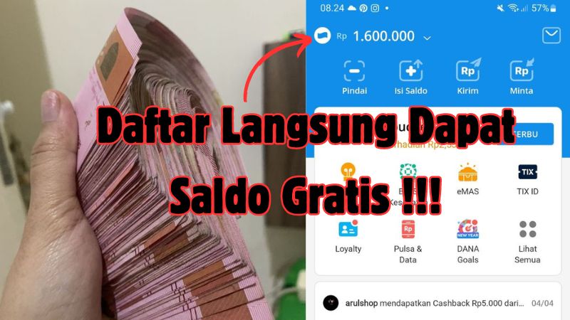 Daftar Langsung Dapat Saldo Gratis, Klaim Sekarang Juga!