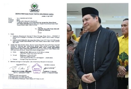 20 Calon Kepala Daerah dari Golkar Lampung Diundang Airlangga