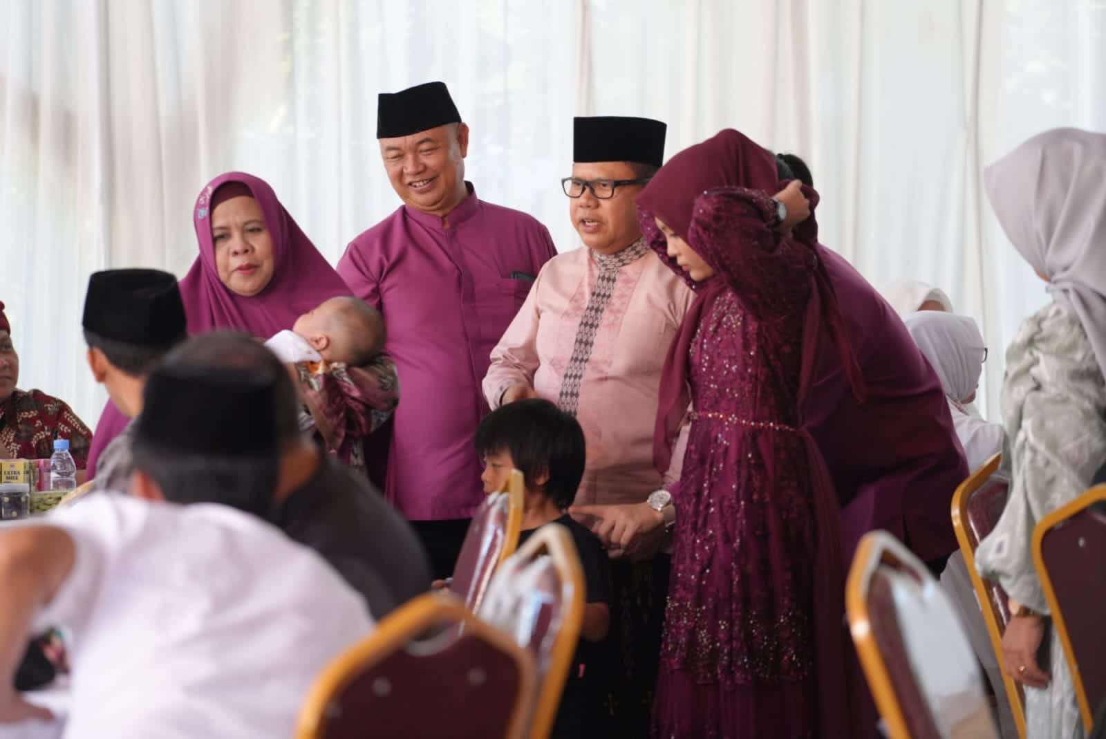 Bupati Mesuji Mengelar Open House di Rumah Dinas